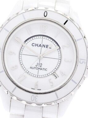CHANEL J12 H2981 White Ceramic white Dial Automatic Men's Watch_882784